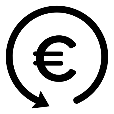 Refund Euro Icon 130064 512 | Farmaes