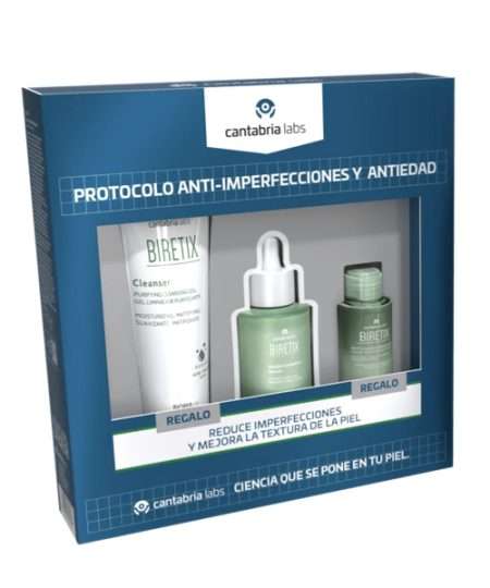 Biretix Pack Sérum Doble Corrector 30Ml Oil Control 30Ml Cleanser (C3 2026). | Farmaes