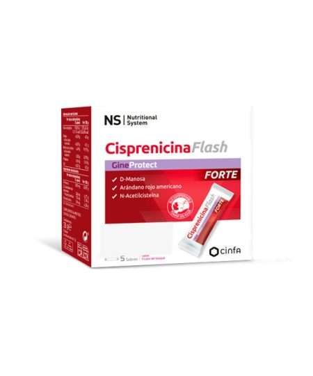 Ns Gineprotect Cisprenicina Flash Forte 5 Sobres Bucodispersables 7 G Sabor Frutos Del Bosque | Farmaes